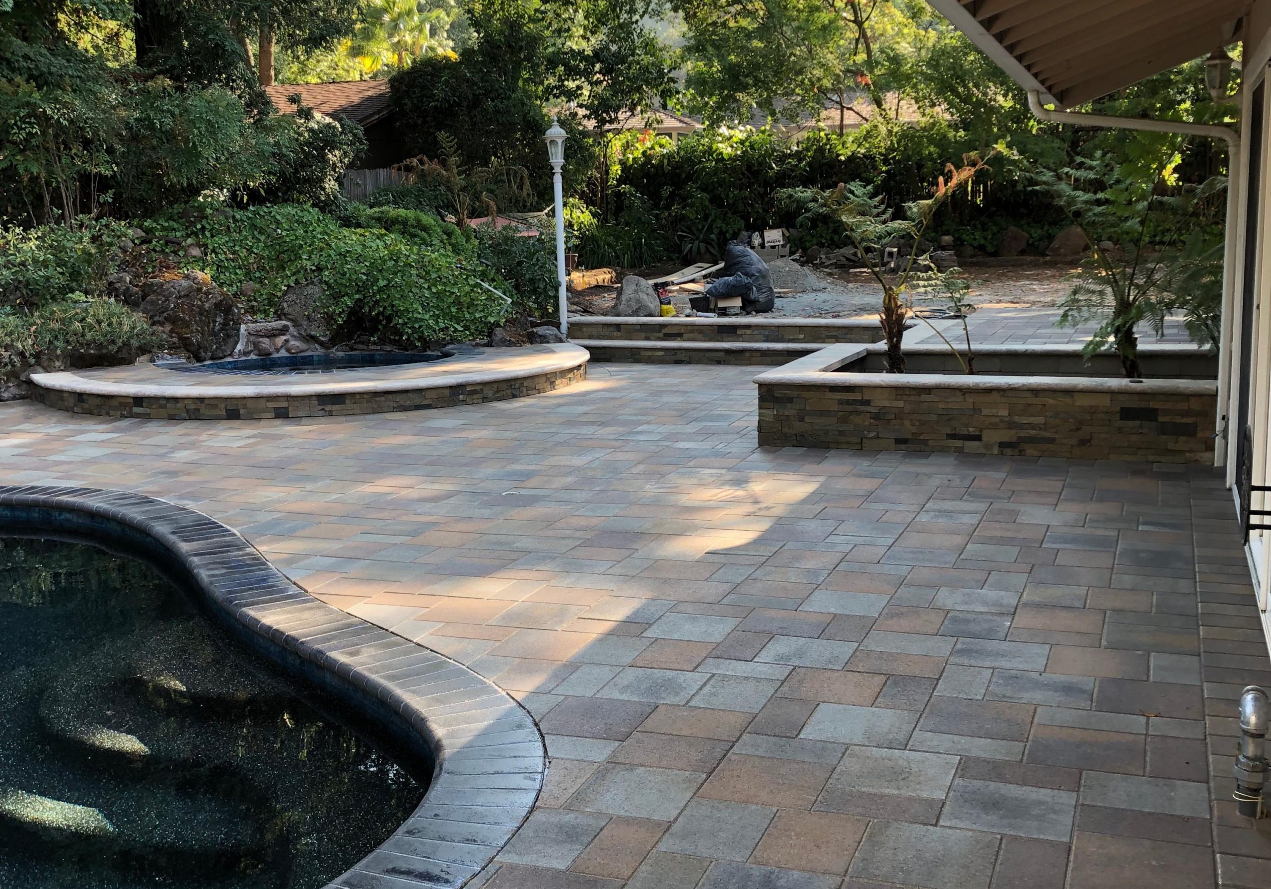 Paver Project: Walk Ways, Patios, BBQ