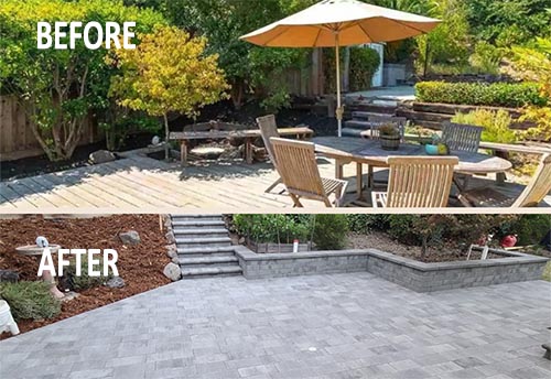 Hardscape: Patio & Steps – Danville