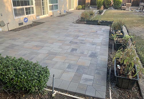 Paver Patio and Walkway: San Jose