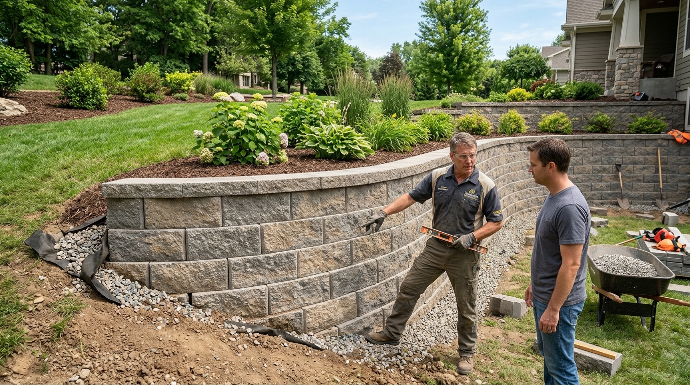 Retaining Wall Contractor Advice For A Stronger Yard
