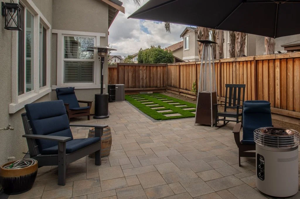 Oscar Landscaping Brentwood Hardscape and landscaping project